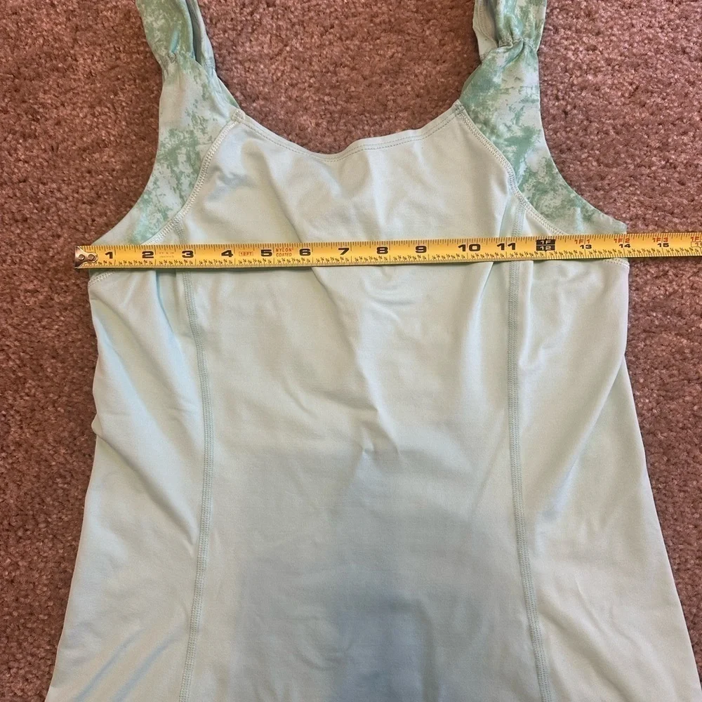 Lululemon Athletica Teal Tank Top With Pocket